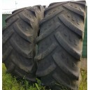 LOT DE 2 PNEUS 580/70R38 KLEBER FITKER OCCASION 75% D USURE