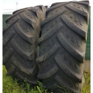 LOT DE 2 PNEUS 580/70R38 KLEBER FITKER OCCASION 75% US