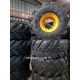 LOT DE 4 ROUES COMPLETES 445/70R19.5 MICHELIN XF PELLE JCB
