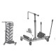 CHARIOT MANI ROUE AGRICOLE 2X4 ROULEAUX 4 ROUES